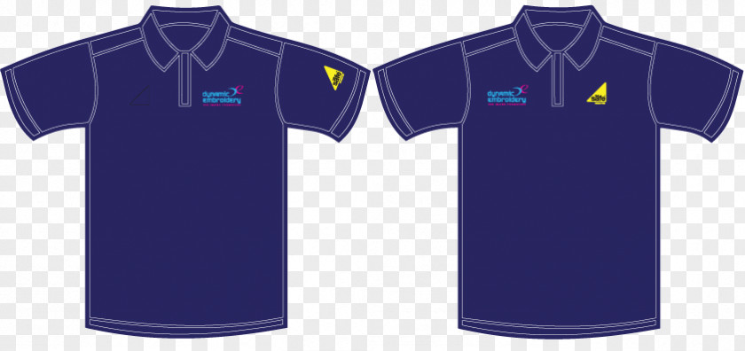 Embroidered Cloth T-shirt Polo Shirt Collar Sleeve PNG