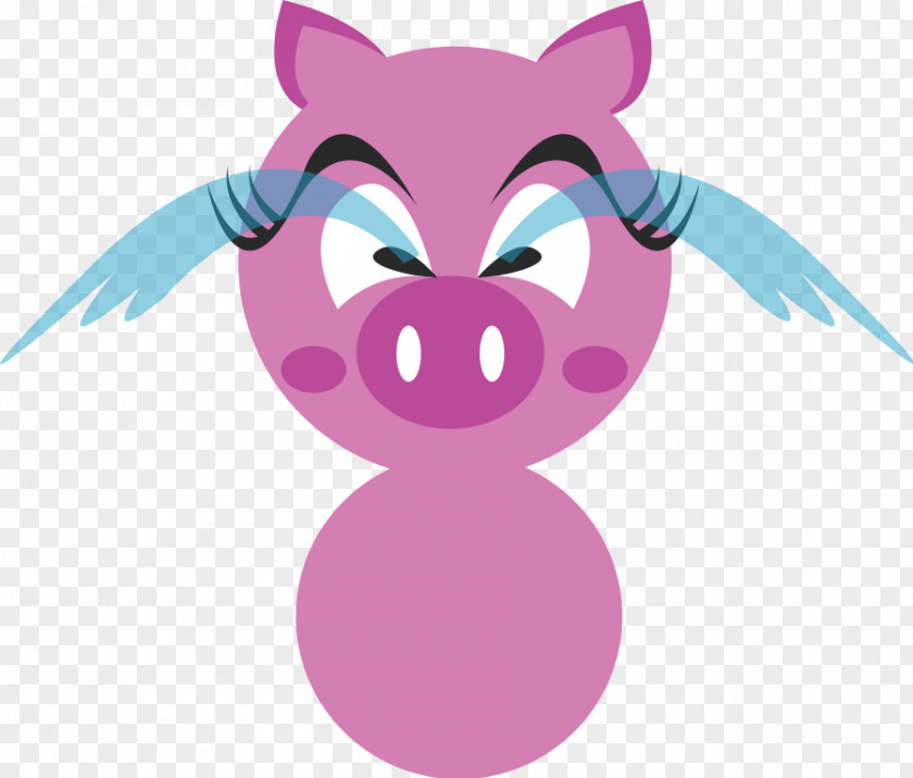 Free Pig Clipart Domestic Crying Clip Art PNG