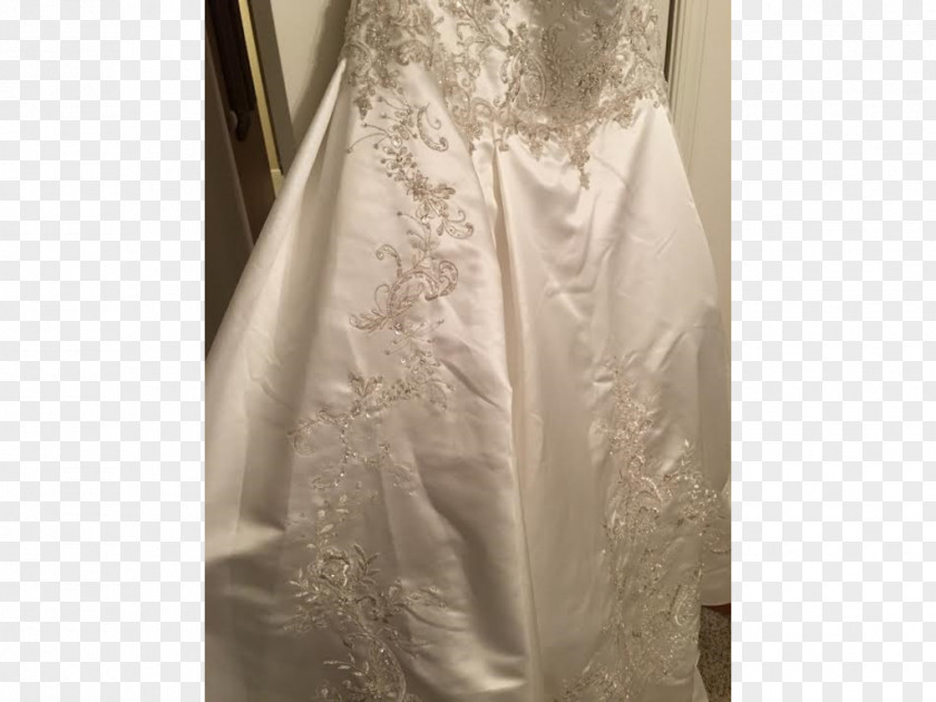 Satin Wedding Dress Gown PNG