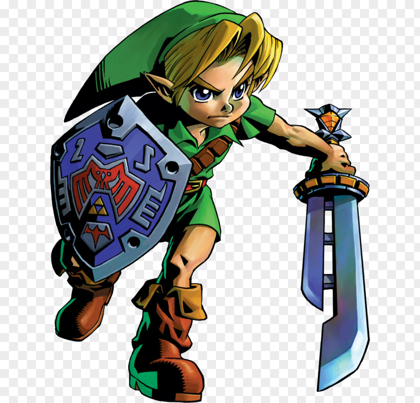 The Legend Of Zelda: Majora's Mask 3D Ocarina Time Link PNG