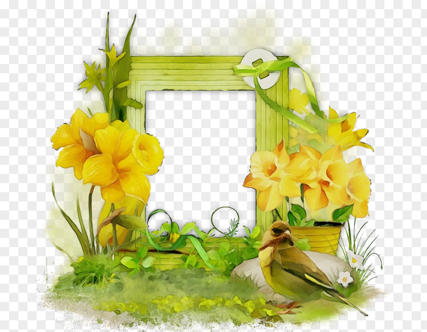 Wildflower Floristry Picture Frame PNG
