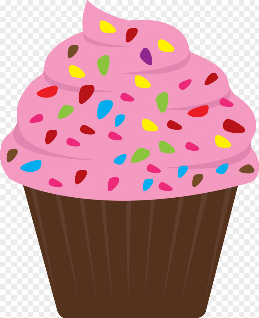 Cake Cupcake Frosting & Icing Red Velvet Sprinkles Clip Art PNG