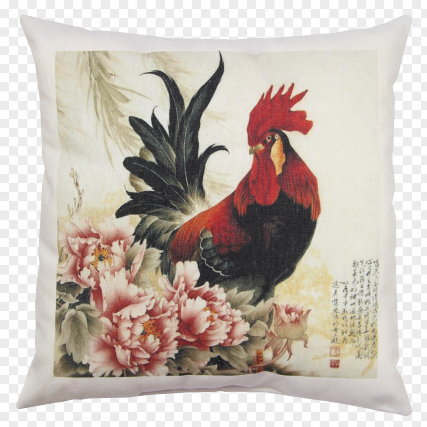 China Chinese Painting Rooster Chicken PNG