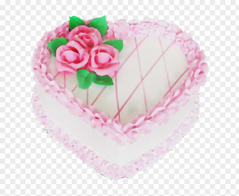 Flower Petal Pink Birthday Cake PNG