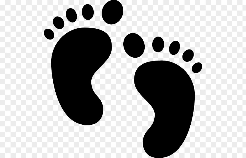 Footprint Infant Clip Art PNG