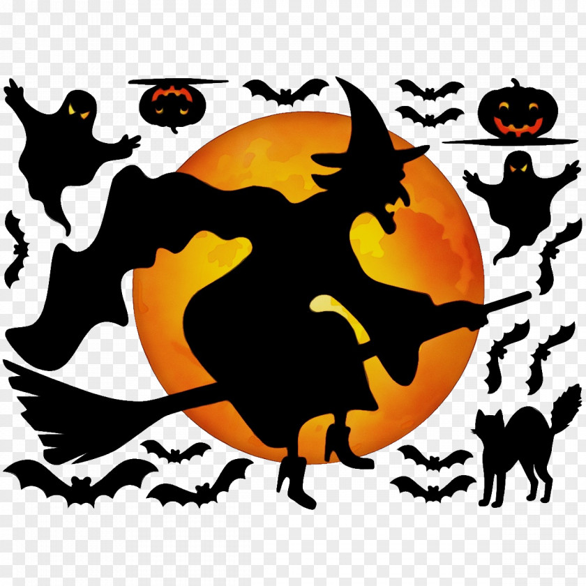 Logo Pumpkin Halloween Drawing PNG