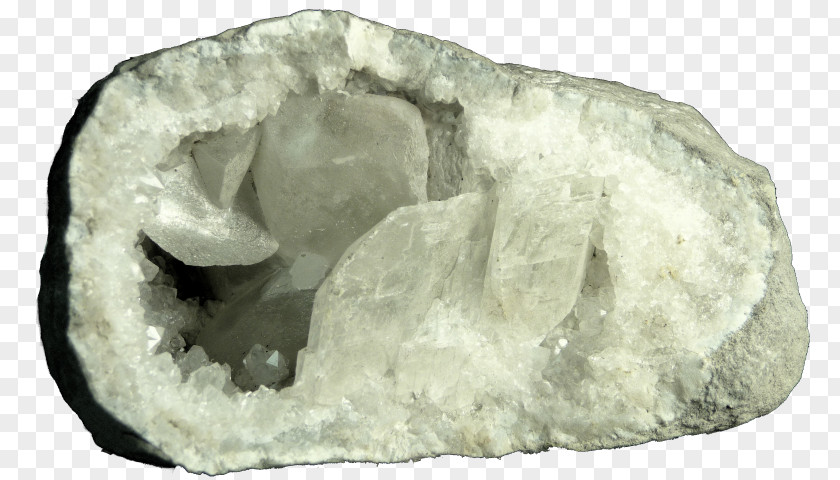 Calcite Geode Mineral Keokuk Sales Jaw PNG