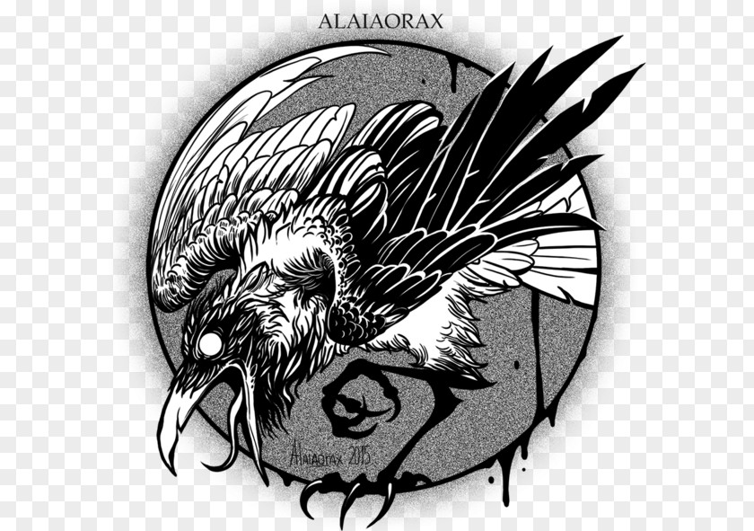 Crow Tattoo Common Raven Artist Bird PNG