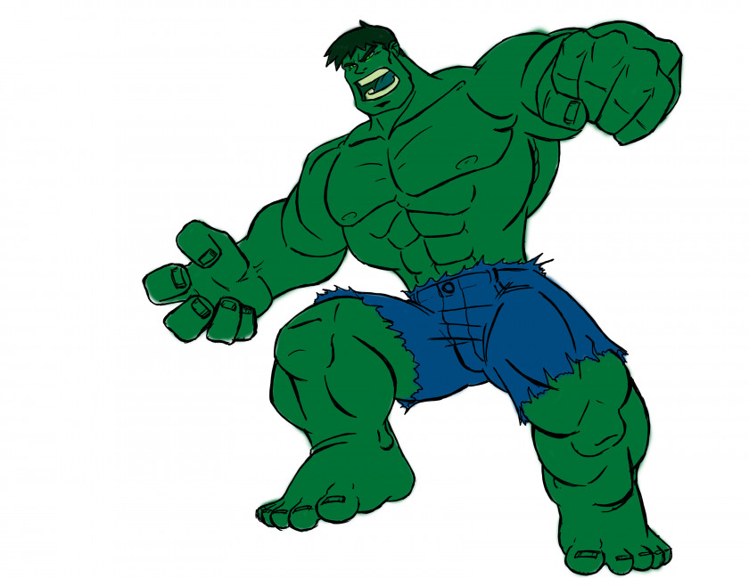 Hulk Clint Barton Thunderbolt Ross Coloring Book Superhero PNG