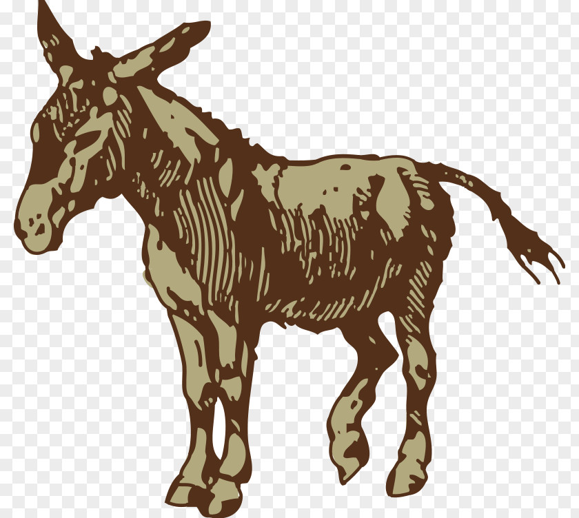 Mammoth Donkey Links Clip Art Mule PNG