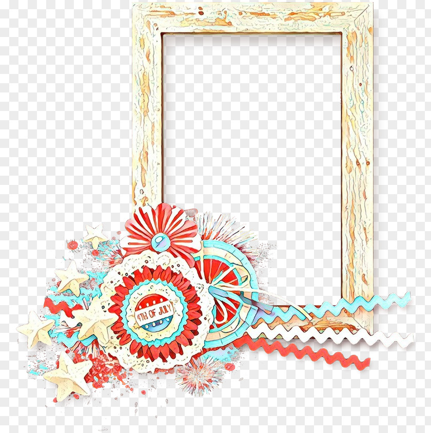 Ornament Picture Frame Fourth Of July Background PNG