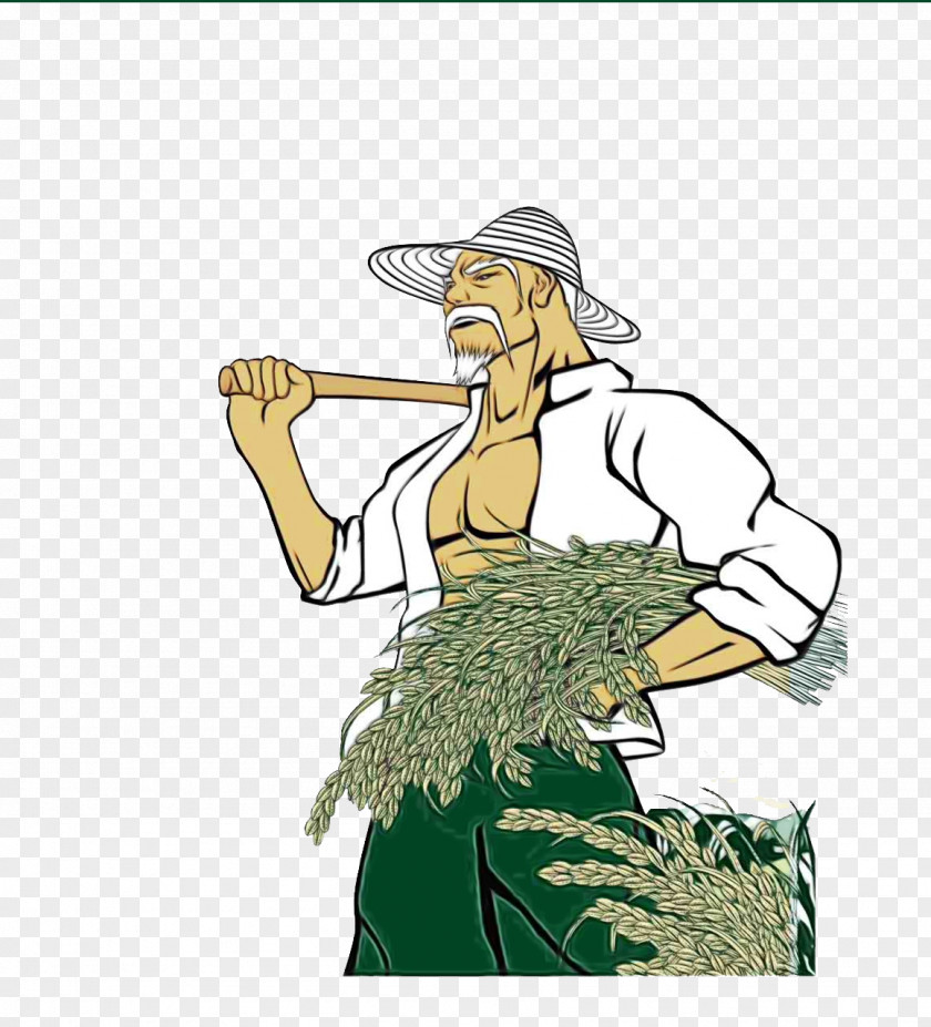 Plant Hat Wheat Cartoon PNG