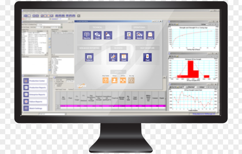 Quadrel Computer Software Ready-mix Concrete Plant Management PNG