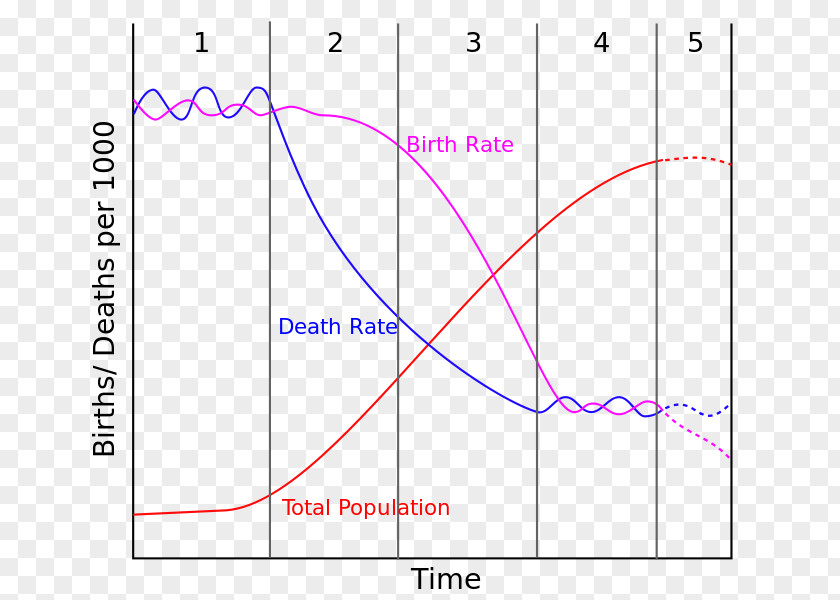 Stage Demographic Transition Population Growth Demography World Birth Rate PNG