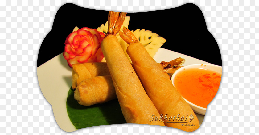 A Thai Restaurant Menú Spring Roll Food Deep Frying Prawn PNG