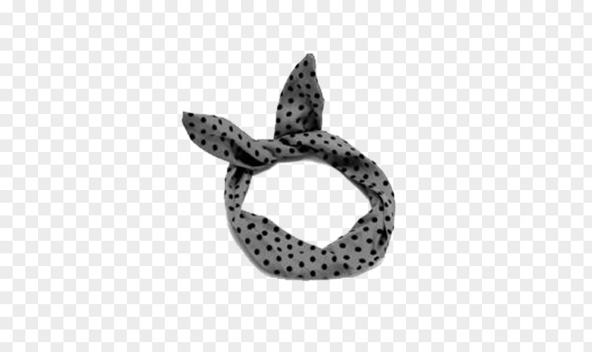 Black Wave Point Hair Band Polka Dot Headband Designer PNG