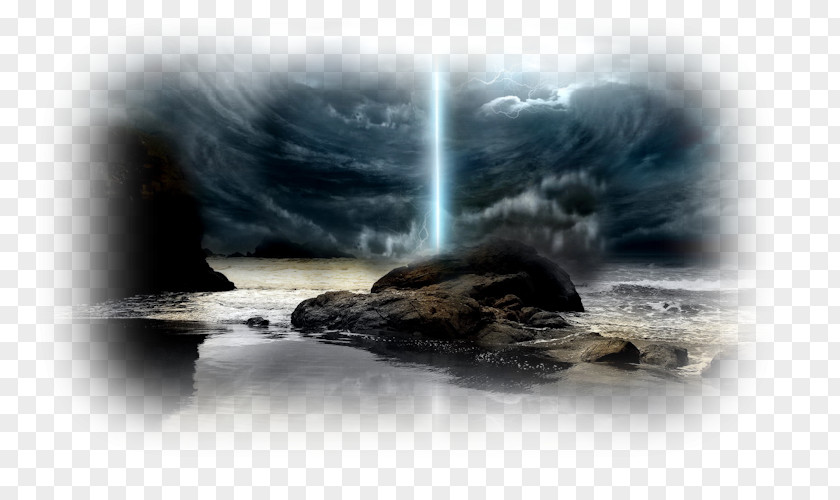 Cloud Darkness Fantasy Storm Desktop Wallpaper PNG