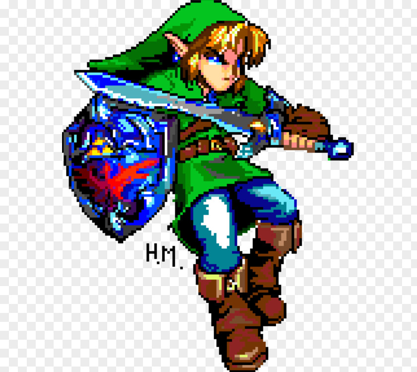 Pixel Art Link Sprite PNG