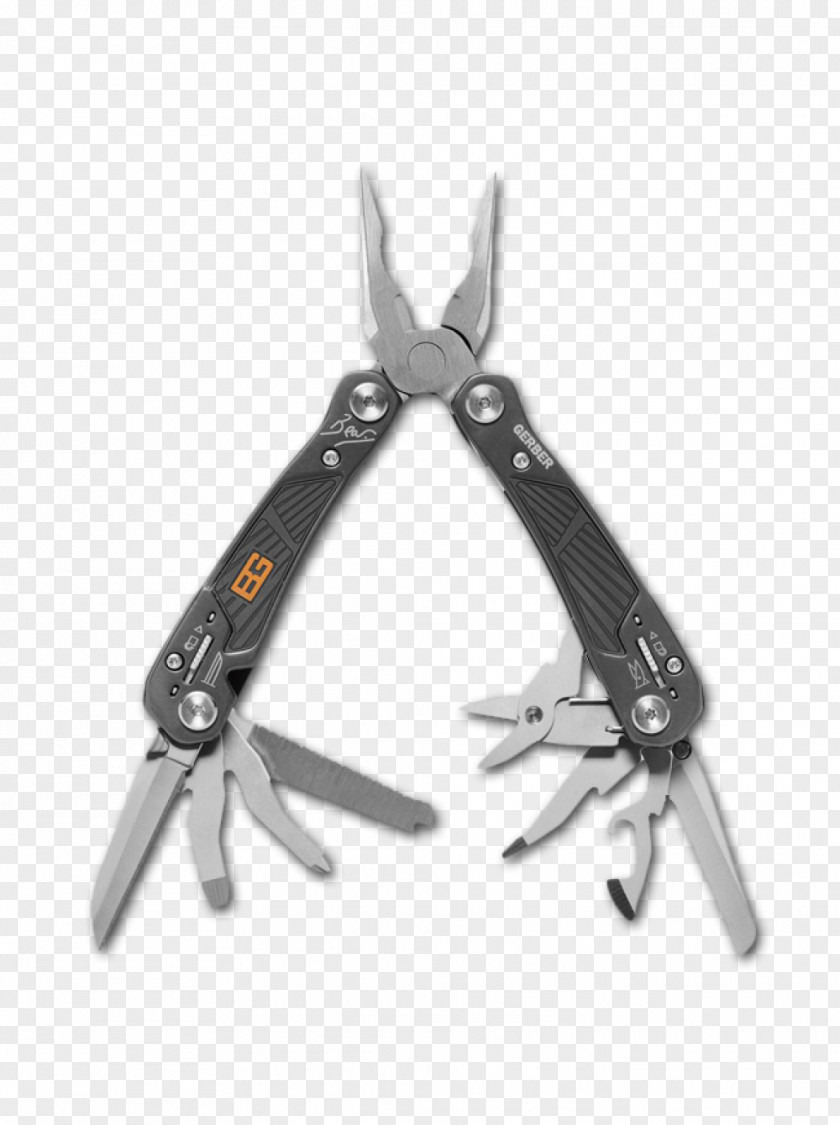 Plier Multi-function Tools & Knives Gerber Gear Multitool Knife 31-001901 Bear Grylls Ultimate Pro PNG