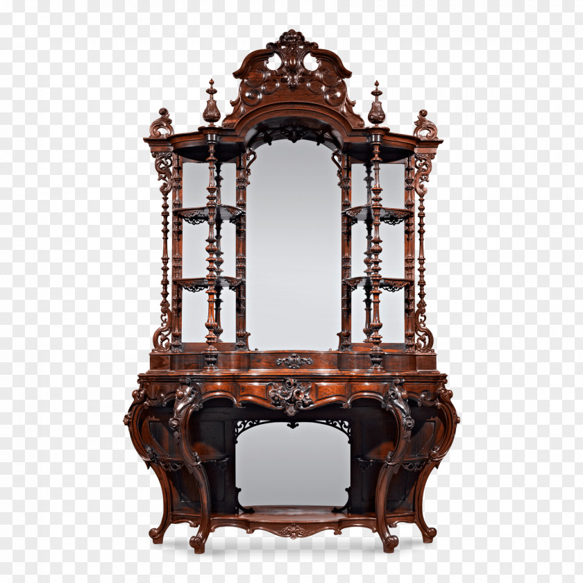 Table Antique Furniture Shelf PNG