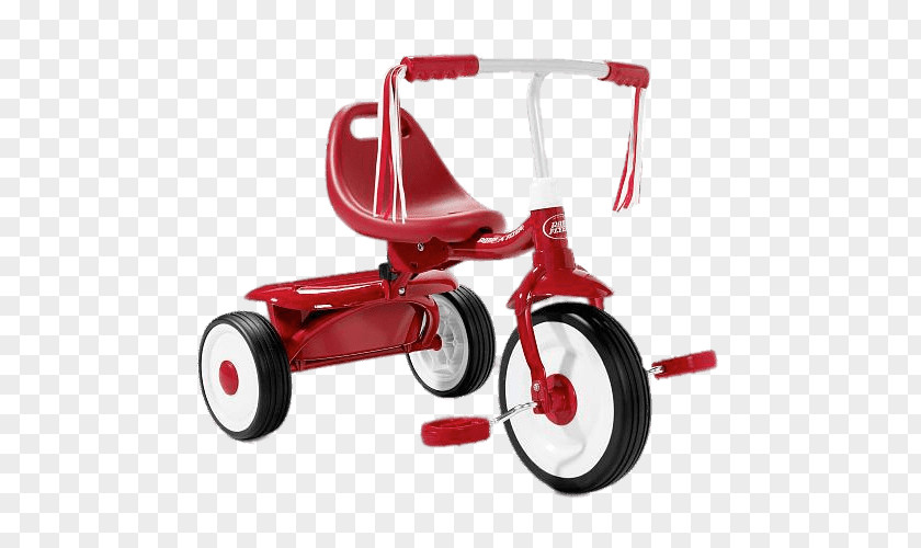 Toy Radio Flyer Fold 2 Go Classic Dual Deck Tricycle Wagon PNG
