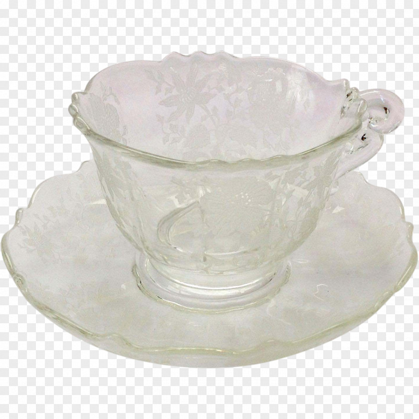 Glass Saucer Teacup Bone China PNG