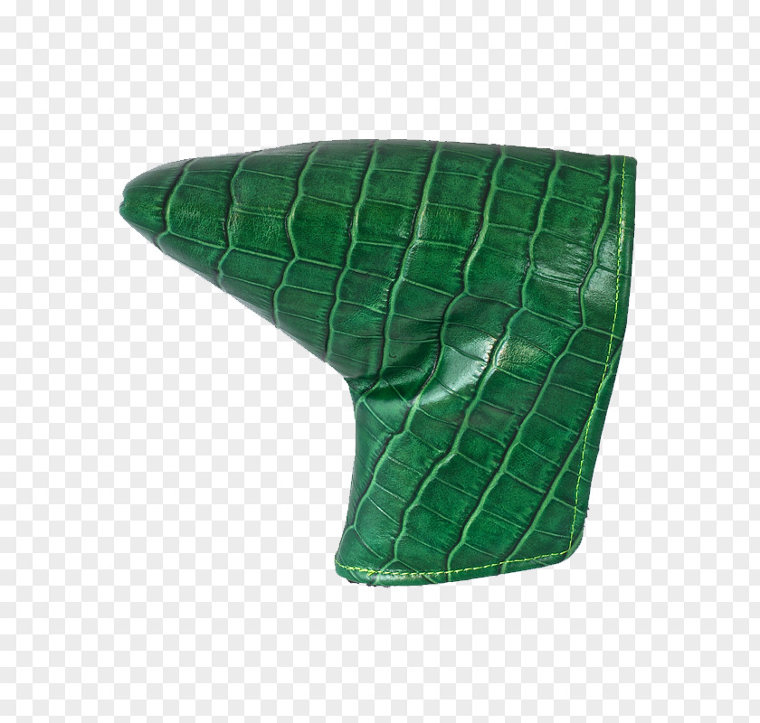 Green Crocodile Putter Golf Clubs Leather Common Ostrich PNG