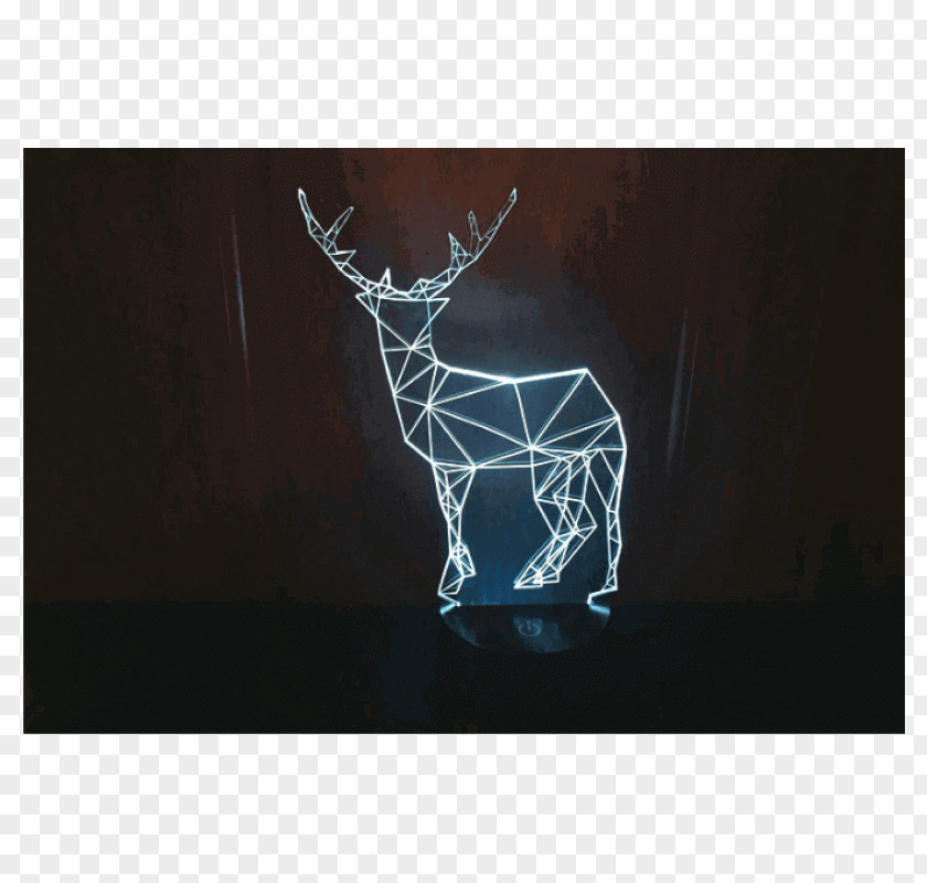 Light Reindeer LED Lamp PNG