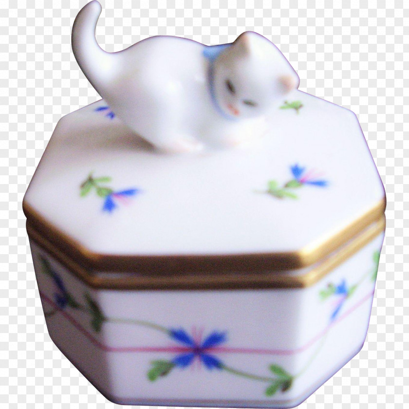 Porcelain Herend Manufactory Box Ceramic Bead PNG