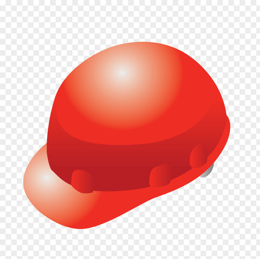 Red Helmet Hard Hat PNG