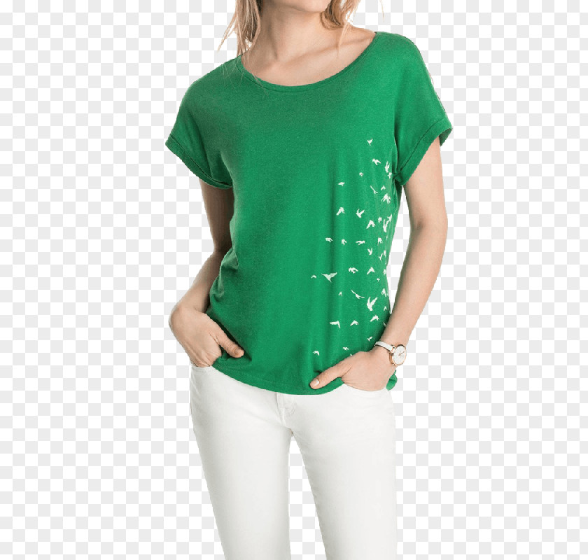 T-shirt Bell Sleeve Fashion Crew Neck PNG