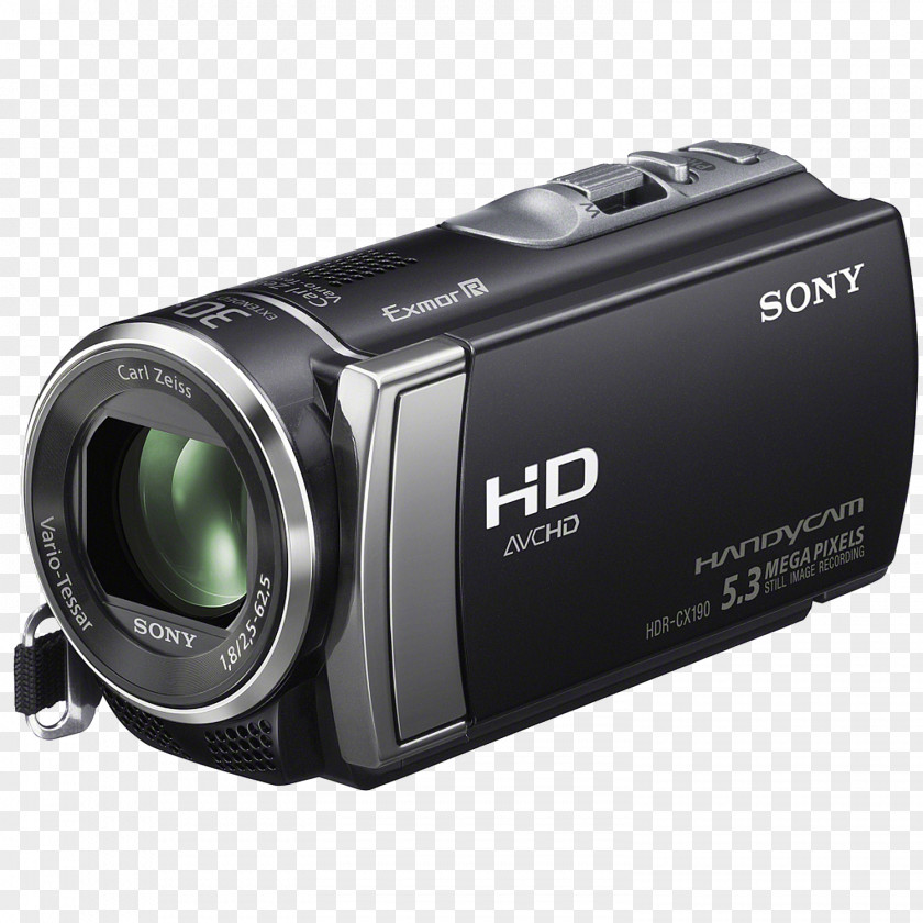 Video Camera Image Handycam 1080p Sony Camcorders PNG