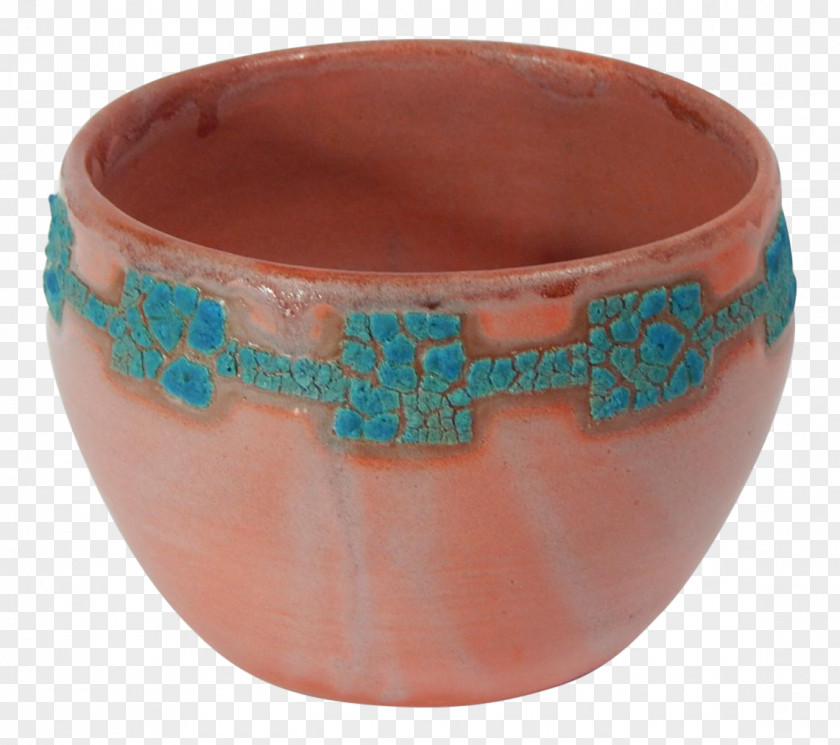 Bowl M Ceramic Turquoise PNG