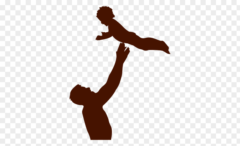 Child Father's Day Silhouette PNG