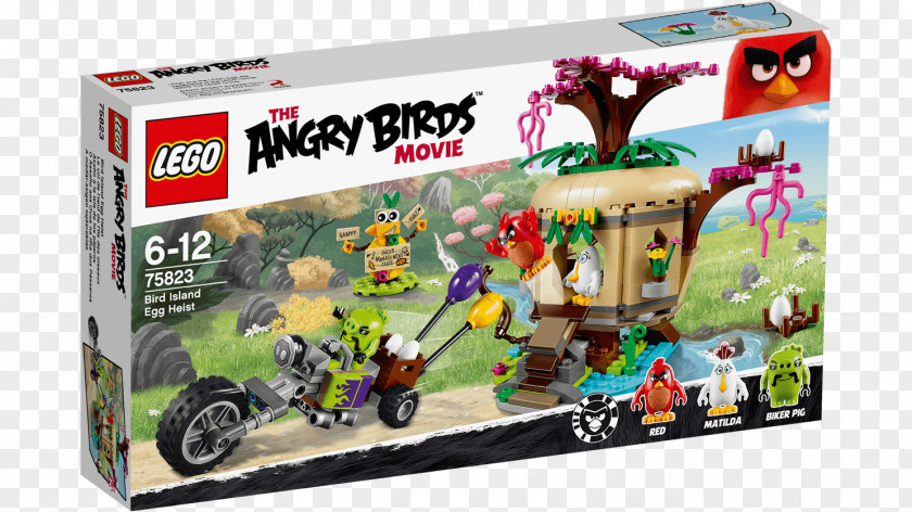 Lego Angry Birds LEGO 75823 The Movie Bird Island Egg Heist 75824 Pig City Teardown YouTube PNG