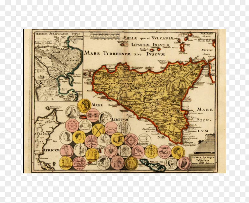 Map Eastern Sicily Kingdom Of Carta Geografica PNG
