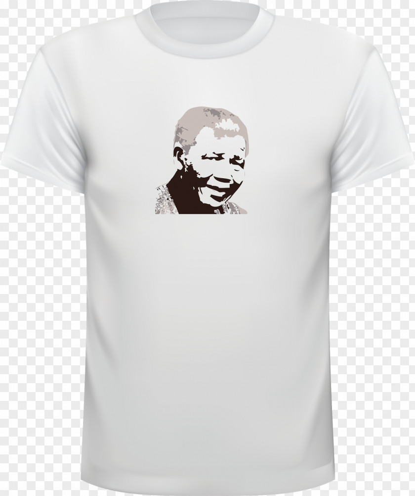 Nelson Mandela T-shirt Clothing Sleeve Facial Hair PNG