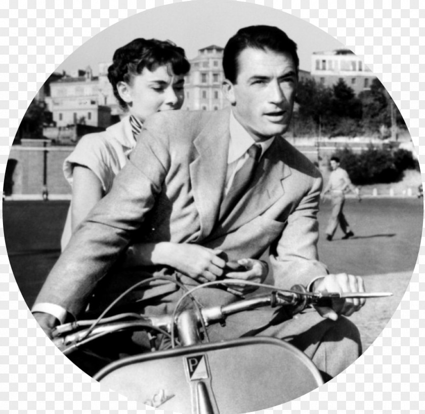 Scooter Gregory Peck Roman Holiday Princess Anne Film PNG
