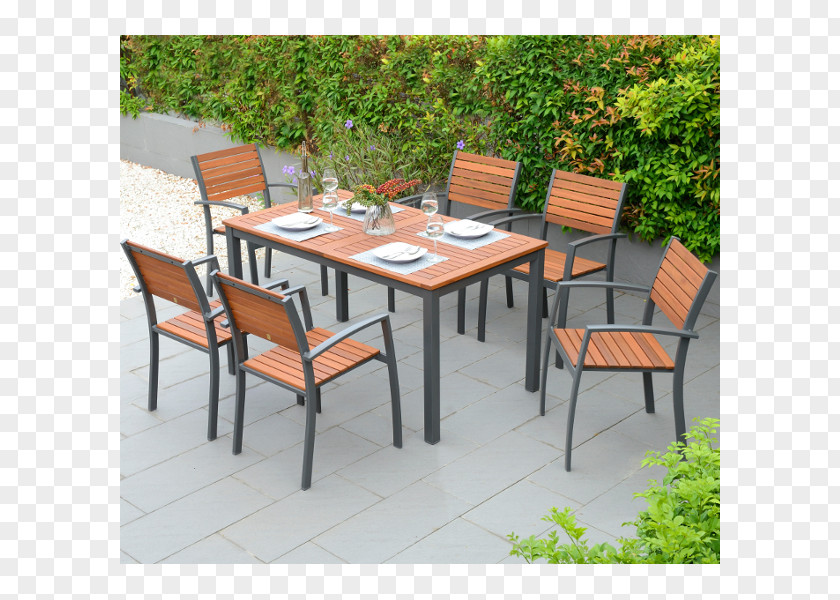 Table Chair Furniture Garden Patio PNG