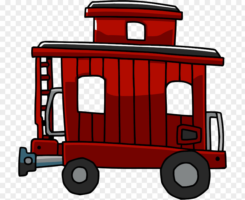 Train Rail Transport Clip Art Caboose PNG