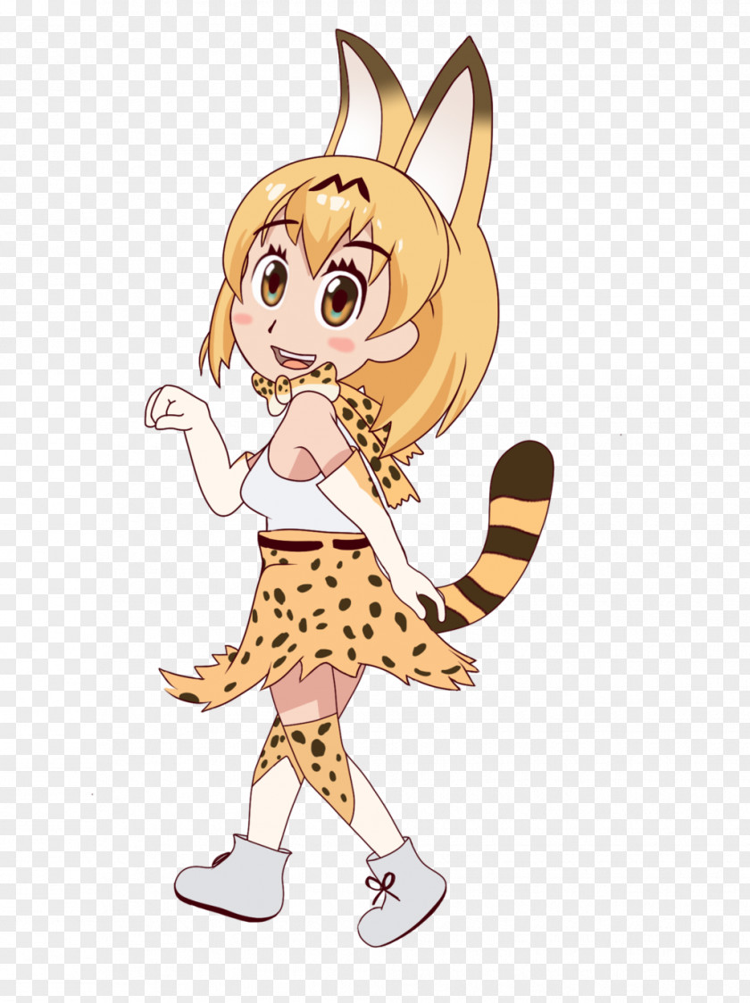 Chan Serval Kemono Friends Cat Drawing Hare PNG