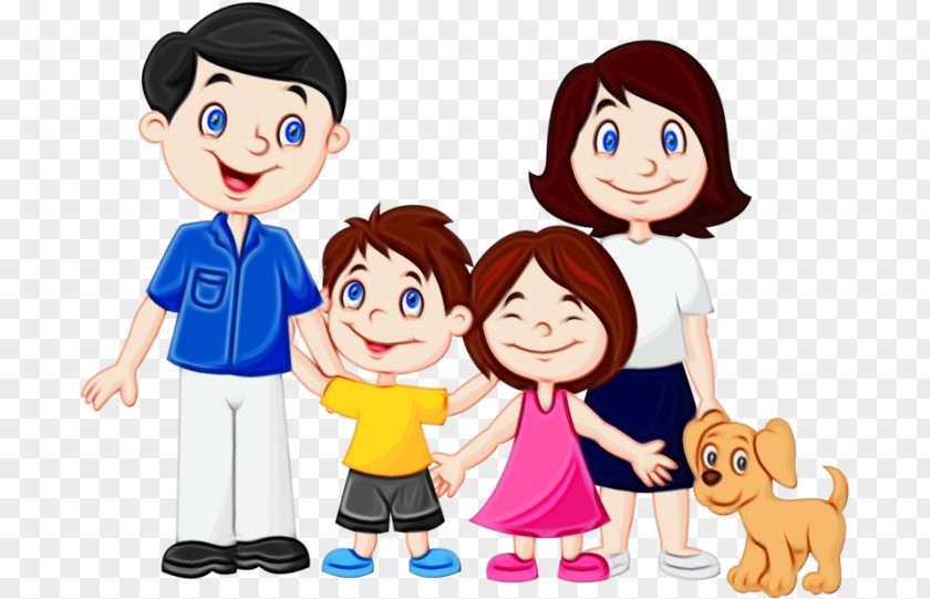 Gesture Playing With Kids Cartoon PNG