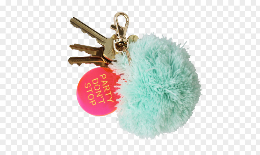 Key Chains Turquoise Fur PNG