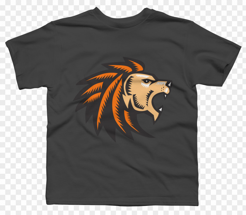 Lion Head T-shirt Hoodie Clothing Shopping PNG