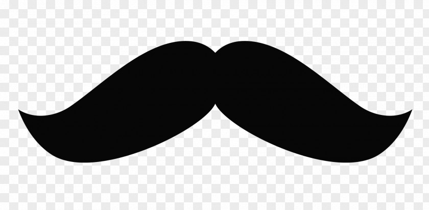 Mustache Black And White Brand PNG