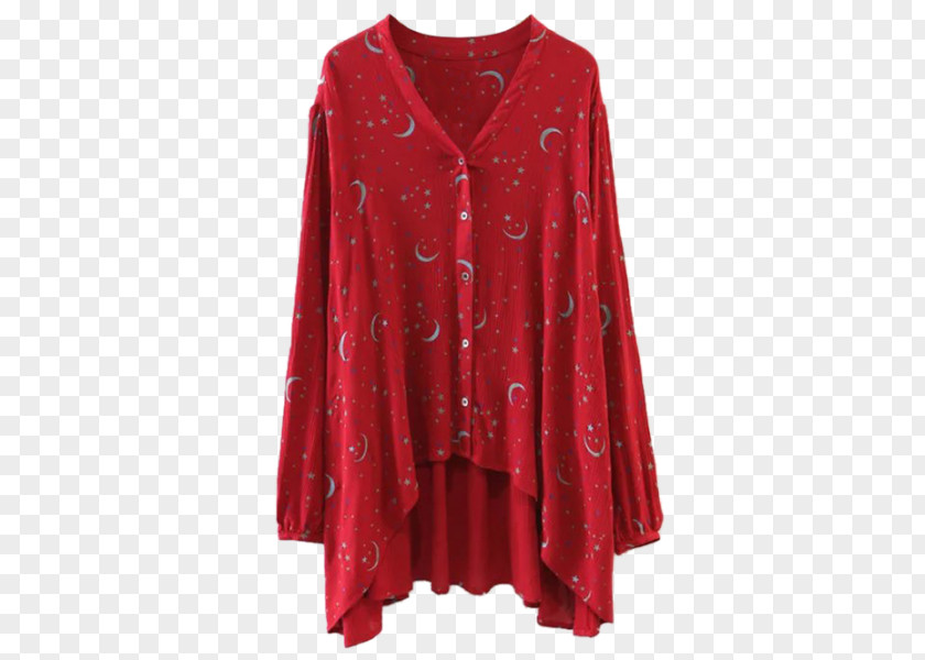 Red Dresses With Sleeves For Women Sleeve T-shirt Blouse Lab Coats PNG