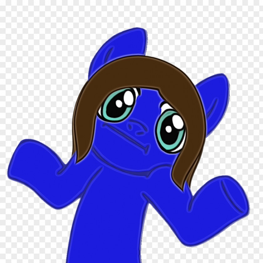 Finger Electric Blue Fish Horse Animal PNG