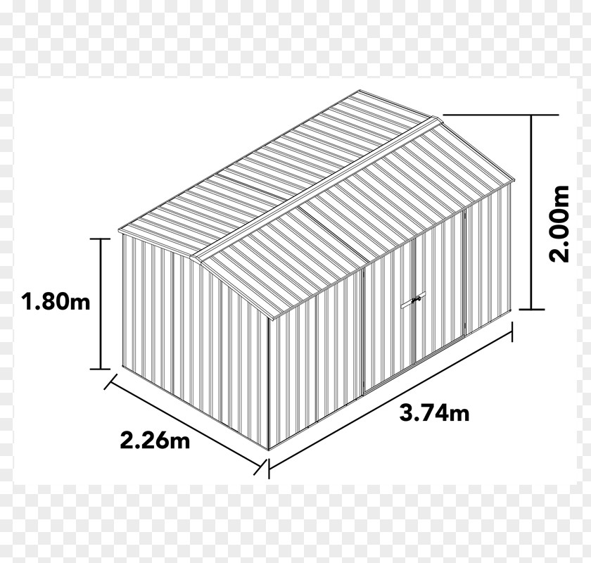 Garden Shed Bed Frame Size Cots Drawing PNG