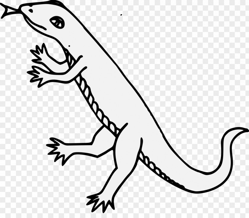 Lizard Reptile Silhouette Clip Art PNG