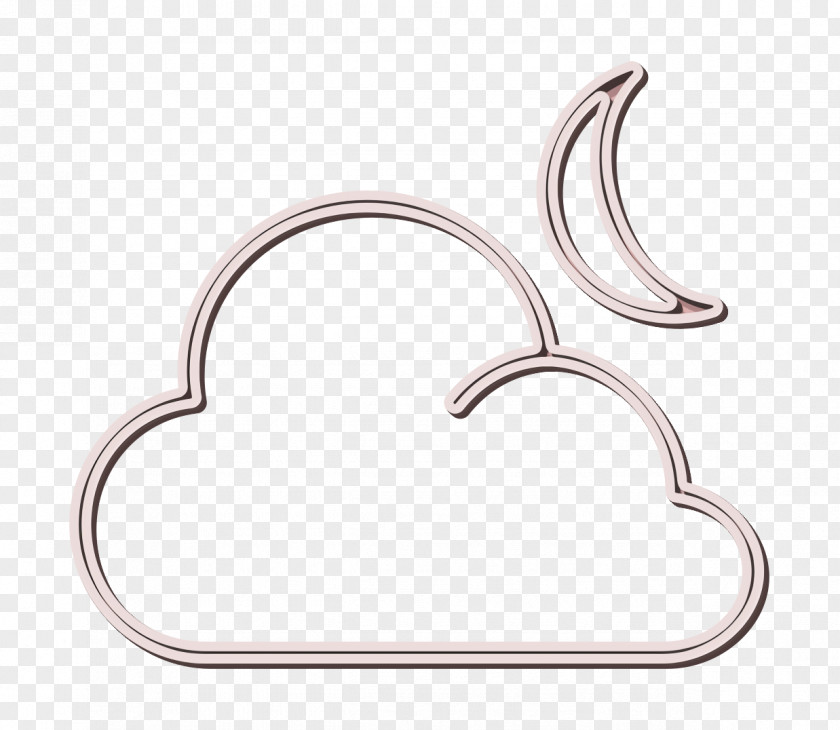 Metal Hook Cloud Icon PNG